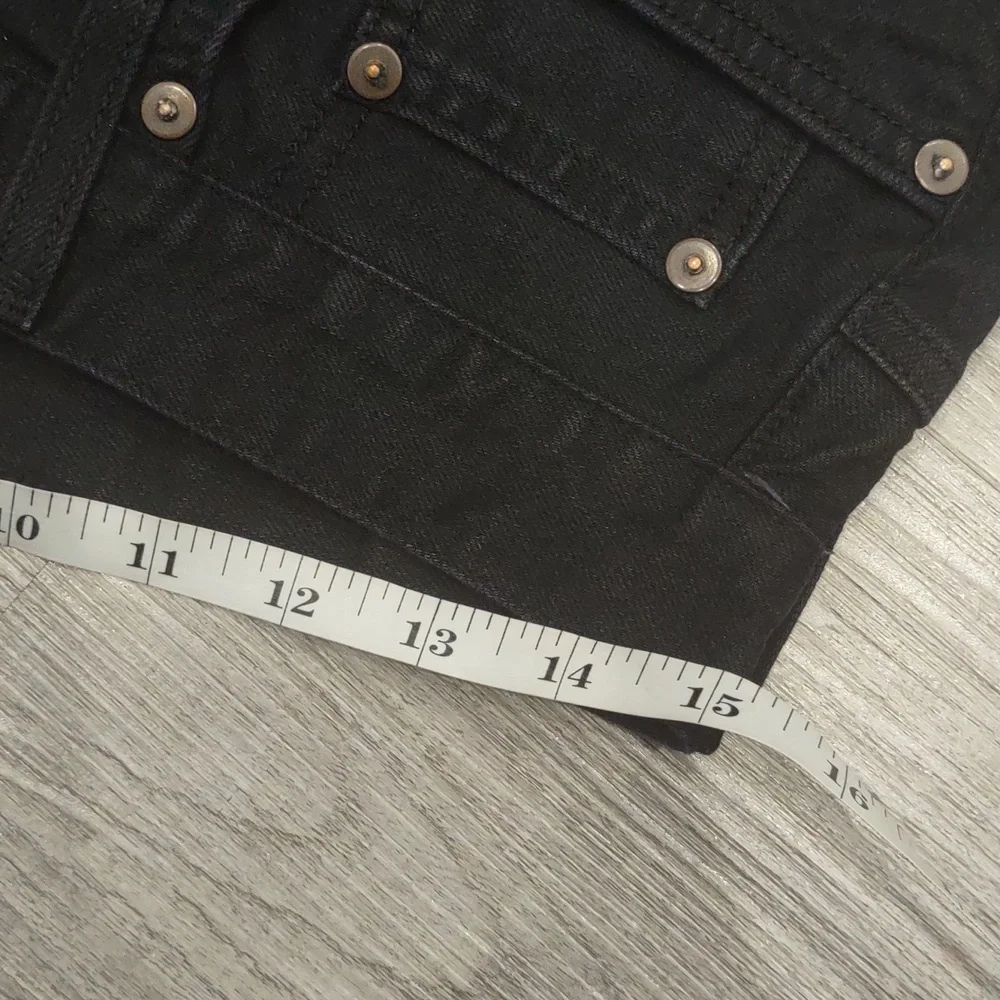 Cremieux Black Straight Denim Pants Jeans Stretch Men's 30 W 32 L - Picture 8 of 10